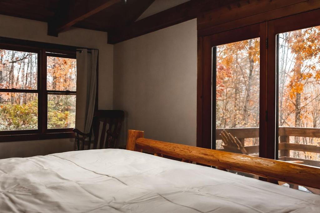 Blueberry Hideaway At 36 North Cabin - Hot Tub Purlear Exterior foto